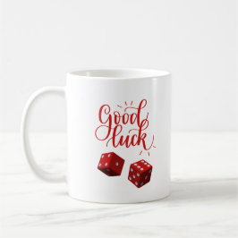 Taza De Café dados de día afortunado