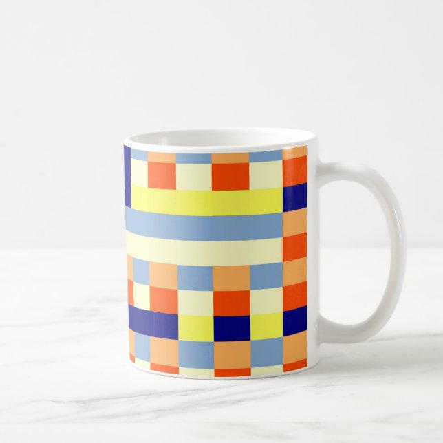 Taza De Café Dados multicolores (Derecha)
