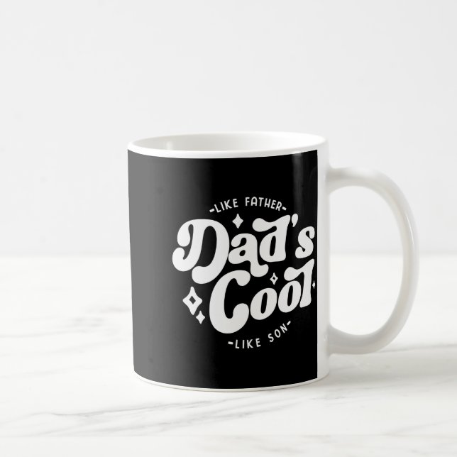 Taza De Café Dads Cool Funny Dad Matches Sons Cooler  (Derecha)