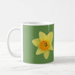 Taza De Café Daffodil de primavera amarilla