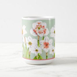 Taza De Café Daffodils sobre un Mug (15 oz.)