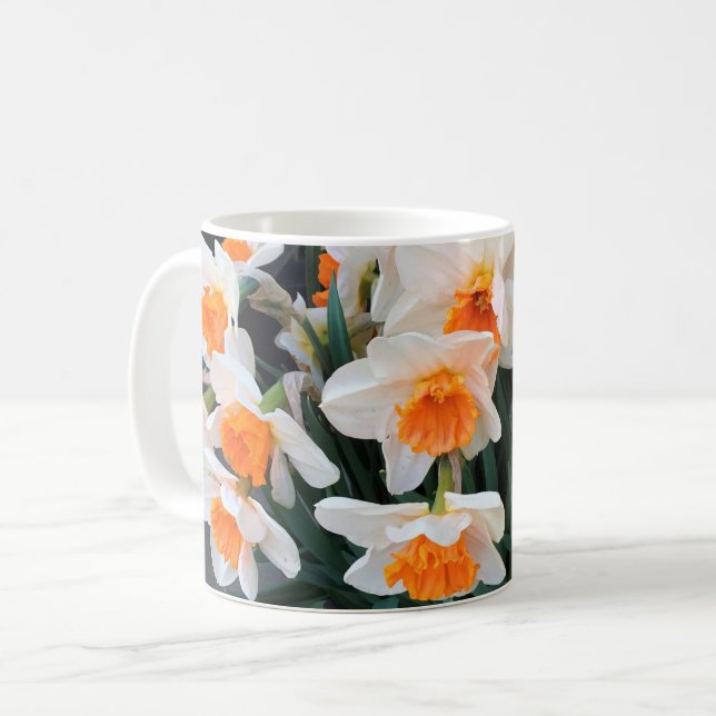Taza De Café Daffodils & Tulips, Oregón (Anverso izquierdo)