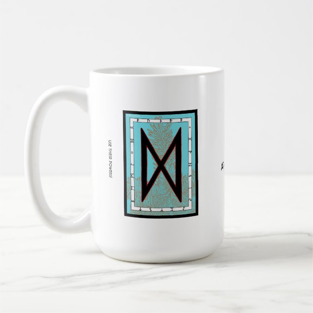 Taza De Café Dagaz Rune Mug - ¡Despertar! (Izquierda)