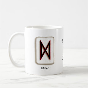 Taza De Café Dagaz RuneStone Mug