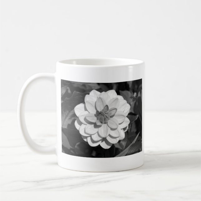 Taza De Café Dahlia 'David Howard' B&W (Izquierda)
