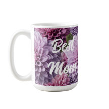 Dahlia Flowers AI Art Design Best Mom