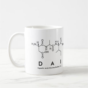 Taza De Café Dai peptide nombre mug