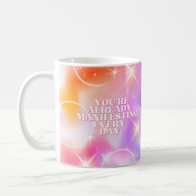 Taza De Café Daily Affirmation, Law of Attraction, Motivational (Izquierda)