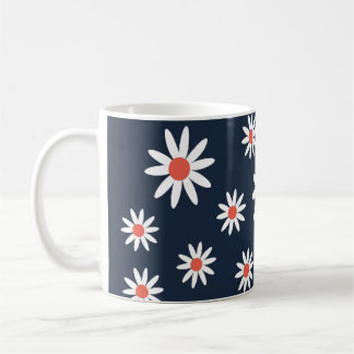 Taza De Café Daises Flower