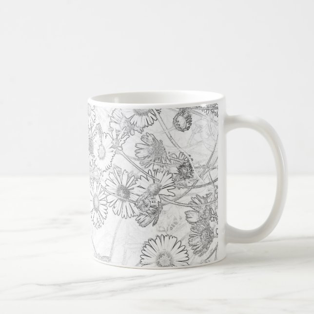 Taza De Café Daisies (Derecha)