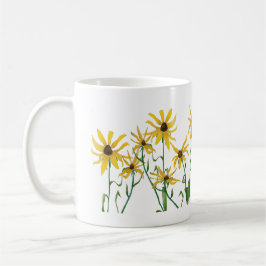 Taza De Café Daisies amarillos