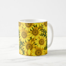 Taza De Café Daisies amarillos