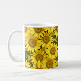 Taza De Café Daisies amarillos