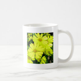 Taza De Café Daisies amarillos