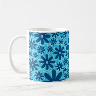 Taza De Café Daisies azules