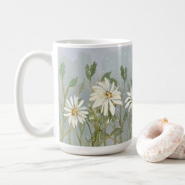Taza De Café Daisies Mug (Con donut)