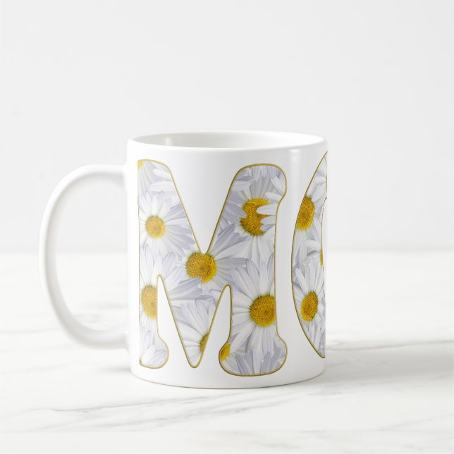 Taza De Café Daisies para mamá (Izquierda)