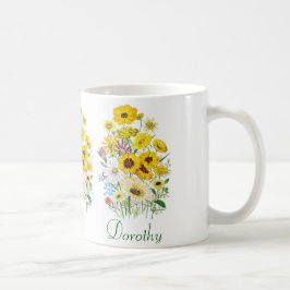 Taza De Café Daisies personalizados