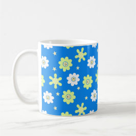 Taza De Café Daisies y estrellas