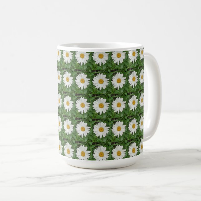 Taza De Café Daisy blanco (Anverso derecho)