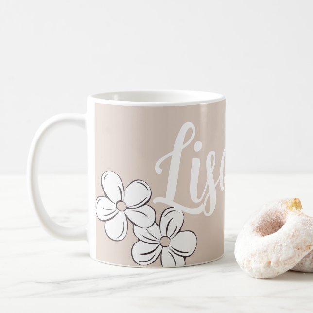 Taza De Café Daisy Bridesmaid Coffee Mug (Con donut)