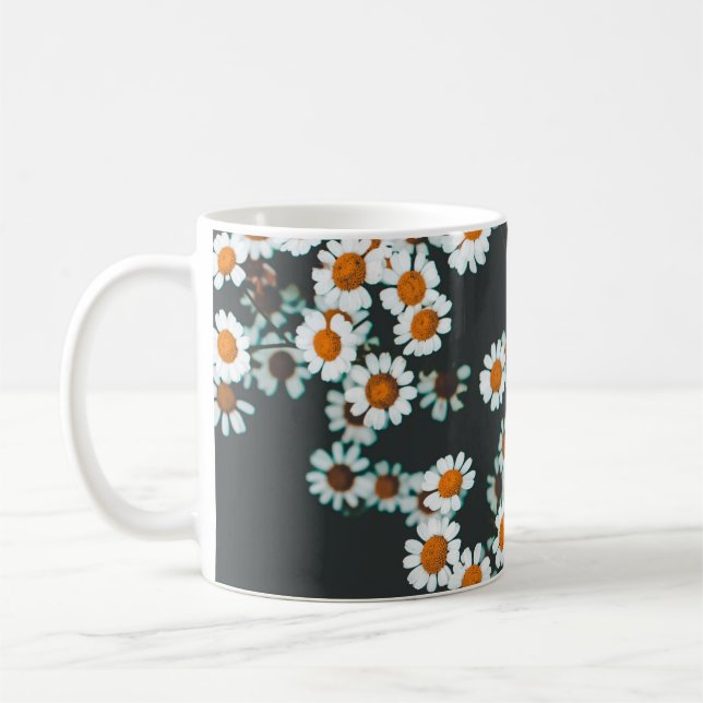 Taza De Café Daisy Daisies Floral (Izquierda)