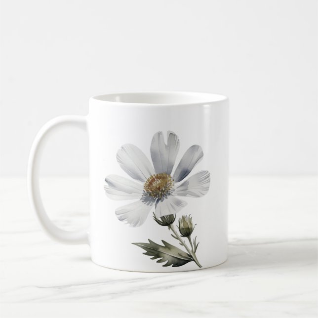 Taza De Café Daisy Flower (Izquierda)