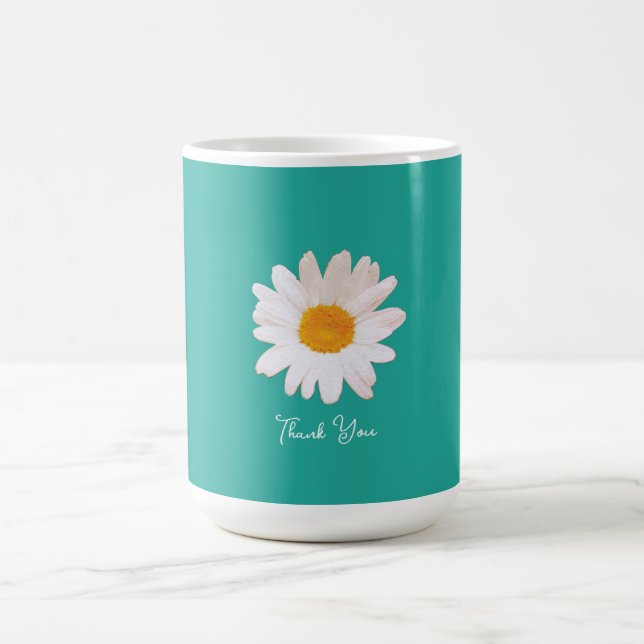 Taza De Café Daisy Flower Dream– Summer Botanical Cozy (Centro)