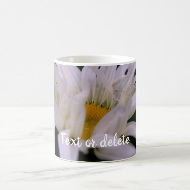Taza De Café Daisy Flower personalizada (Centro)