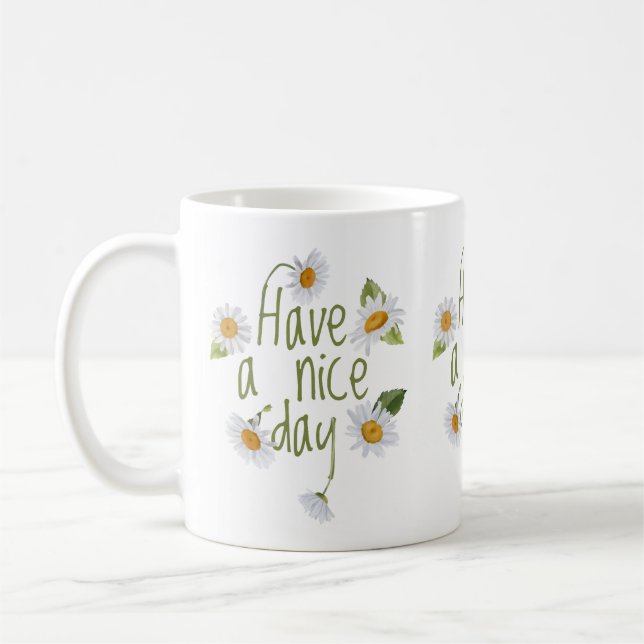 Taza De Café Daisy Flowers (Izquierda)