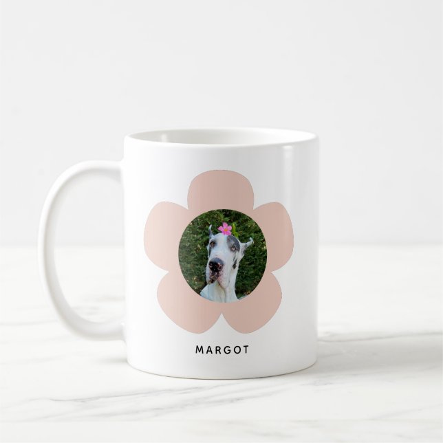 Taza De Café Daisy fotográfico personalizado (Izquierda)
