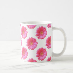Taza De Café Daisy gerbera rosada