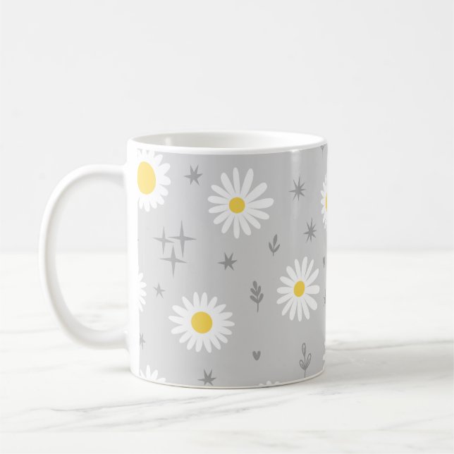 Taza De Café Daisy gris (Izquierda)