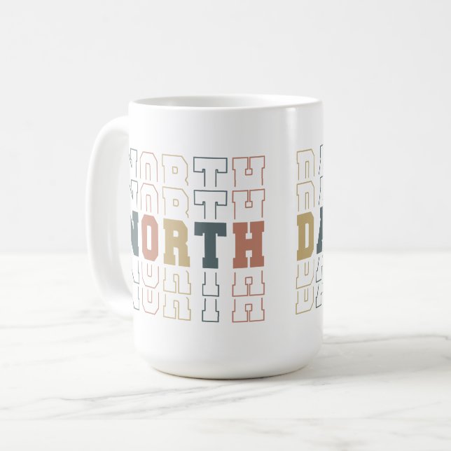 Taza De Café Dakota del Norte (Anverso izquierdo)