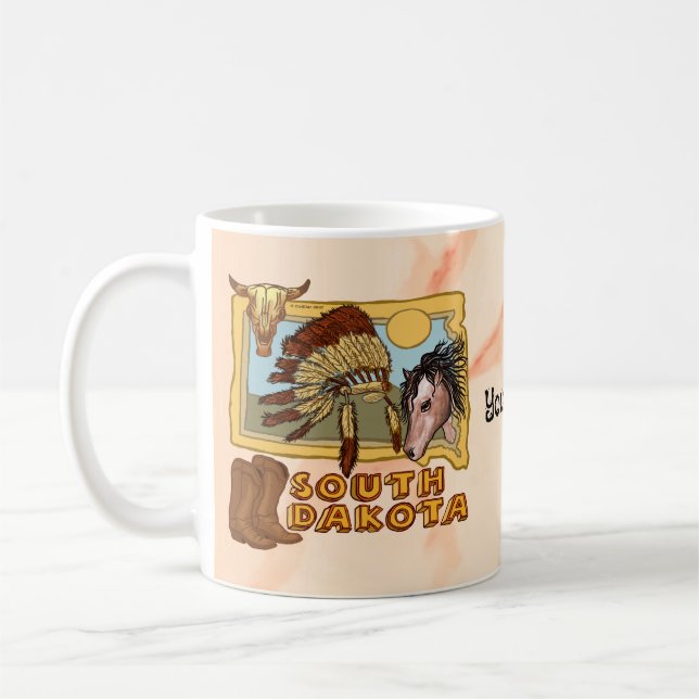 Taza De Café Dakota del Sur (Izquierda)