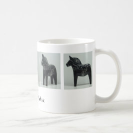 Taza De Café DALA HORSE mug - negro
