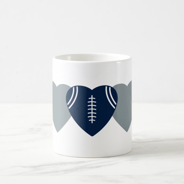 Taza De Café Dallas Cowboys Football Heart Design (Centro)
