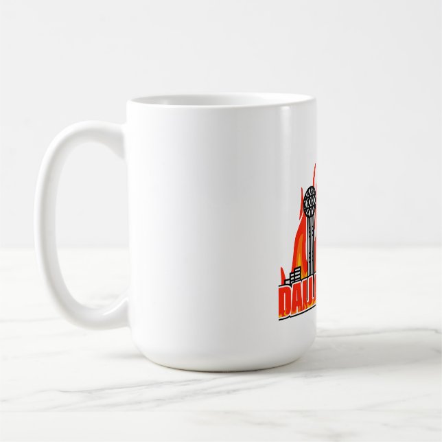 Taza De Café Dallas En Fuego Mug (Izquierda)