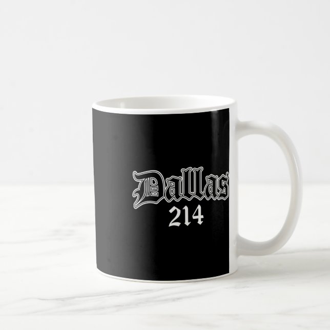 Taza De Café Dallas Texas 214 (Derecha)