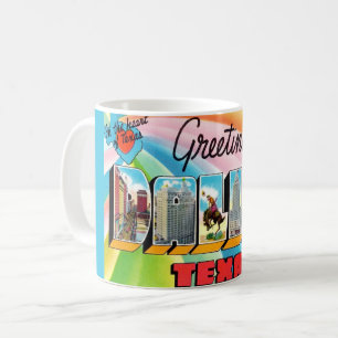 Taza De Café Dallas Texas Supercolorido