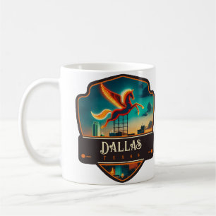 Taza De Café Dallas, Texas Vintage