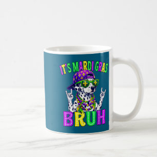 Taza De Café Dálmata bruh mardi gras niños niñas carnaval