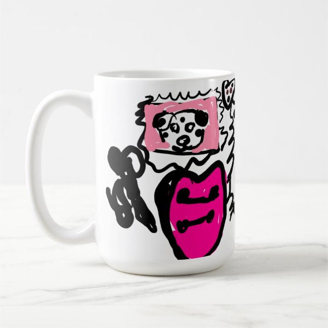 Taza De Café Dálmata encantador  (Izquierda)