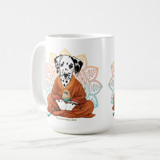 Taza De Café Dálmata Encuentra Tu Lugar Feliz