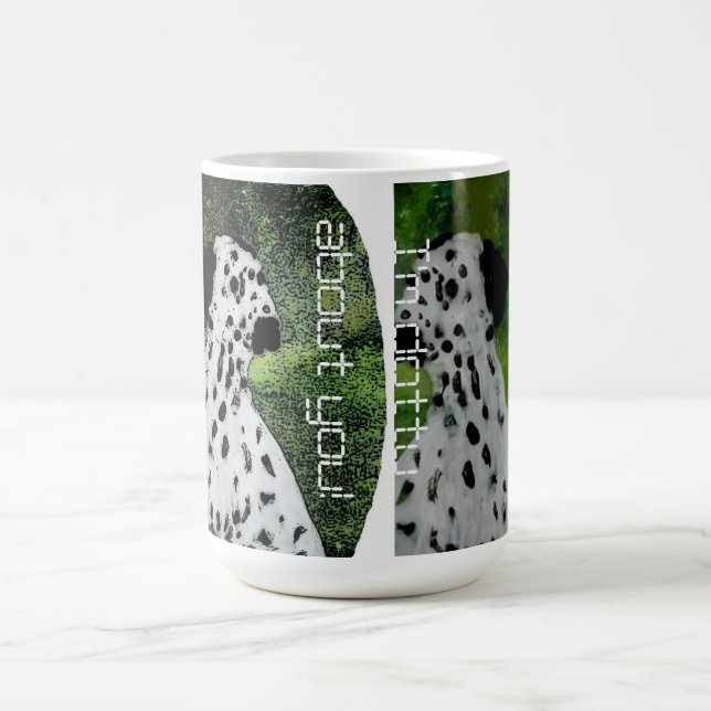 Taza De Café Dalmatian Dog Love (Centro)