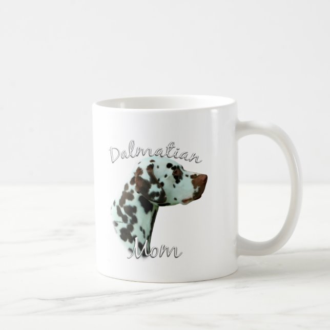 Taza De Café Dalmatian (hígado) Mamá 2 (Derecha)