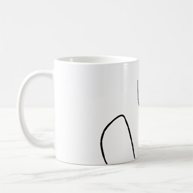 Taza De Café Dama con los labios fucsias (Izquierda)