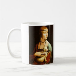 Taza De Café Dama con un Ermín, Leonardo Da Vinci