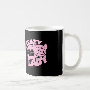Taza De Café dama de cerdo loca