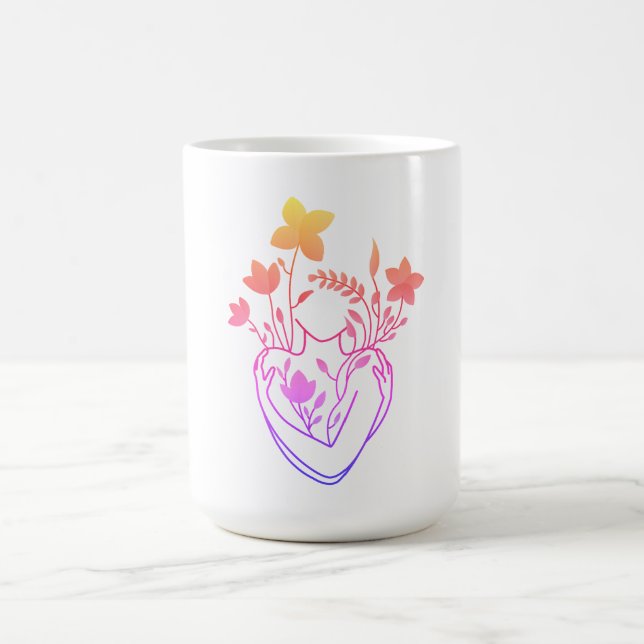 Taza De Café Dama de flores - Edición de Venus (Centro)